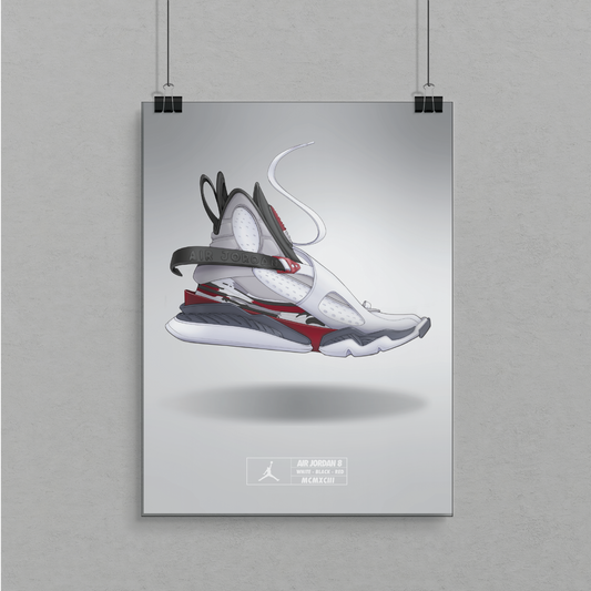 Air Jordan 8 White