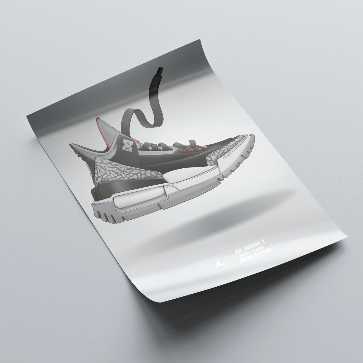 Air Jordan 3 Black Cement