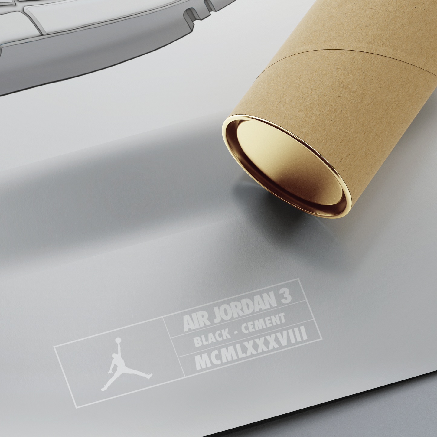 Air Jordan 3 Black Cement