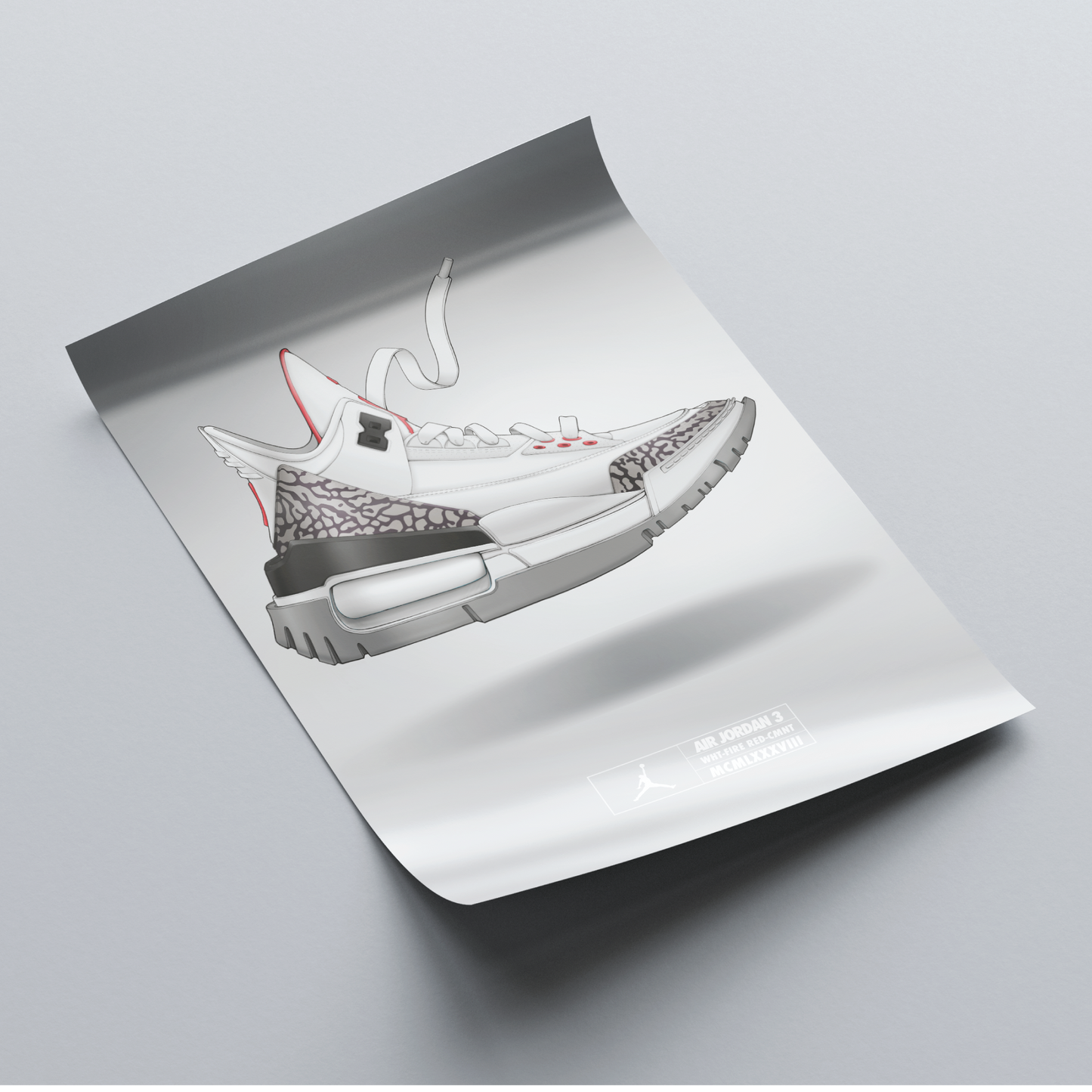 Air Jordan 3 White Cement