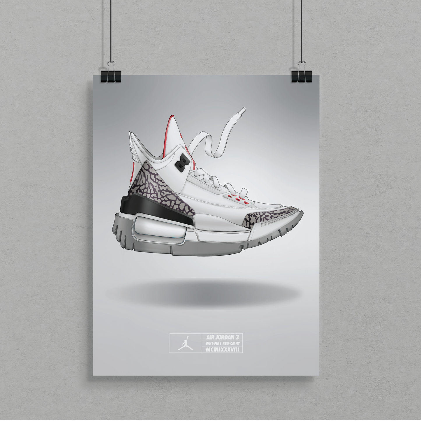 Air Jordan 3 White Cement