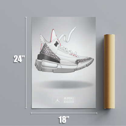 Air Jordan 3 White Cement