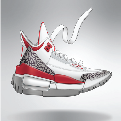 Air Jordan 3 Fire Red