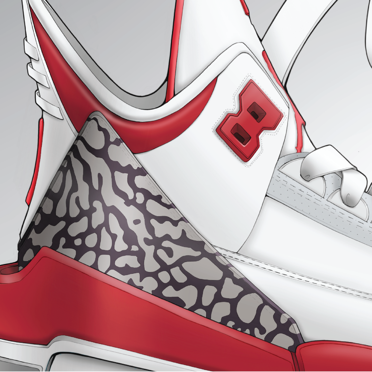 Air Jordan 3 Fire Red