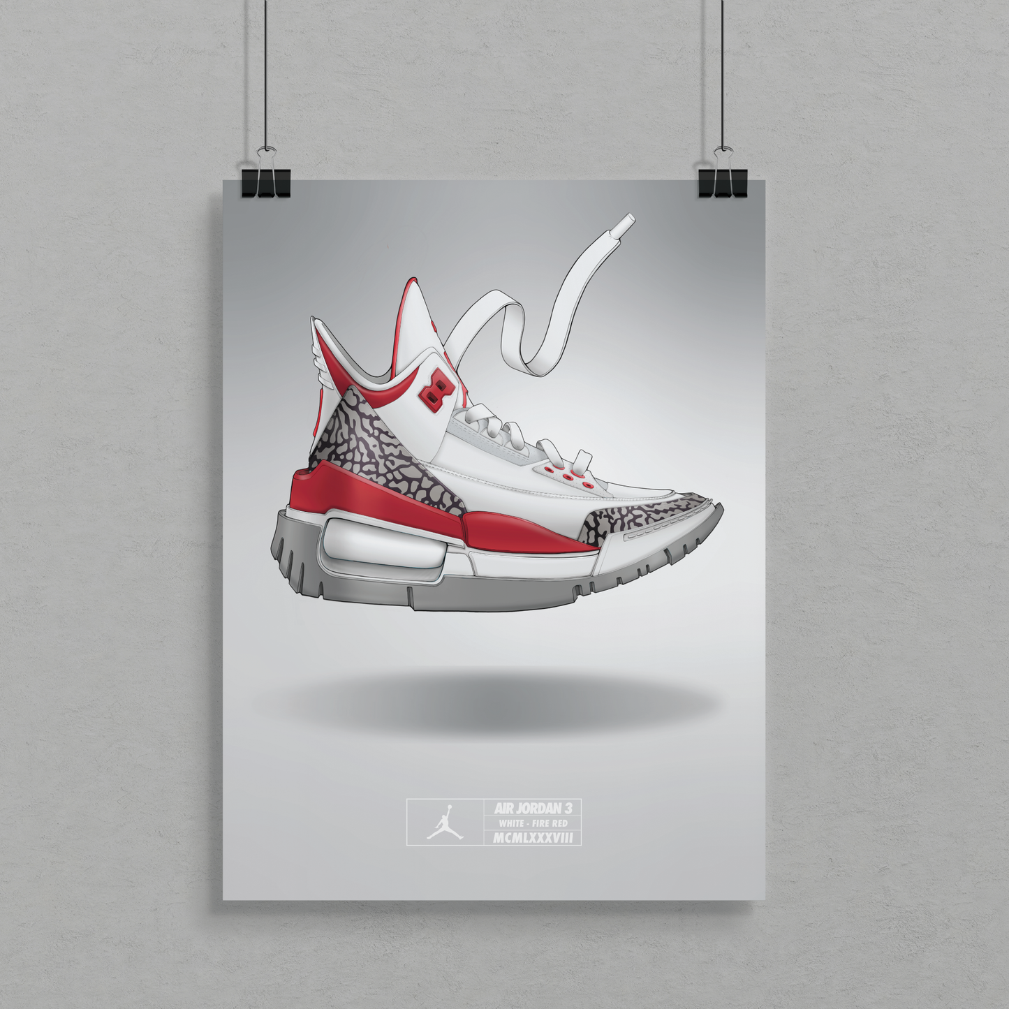 Air Jordan 3 Fire Red