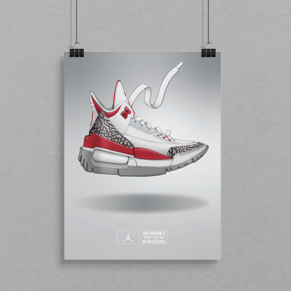 Air Jordan 3 Fire Red