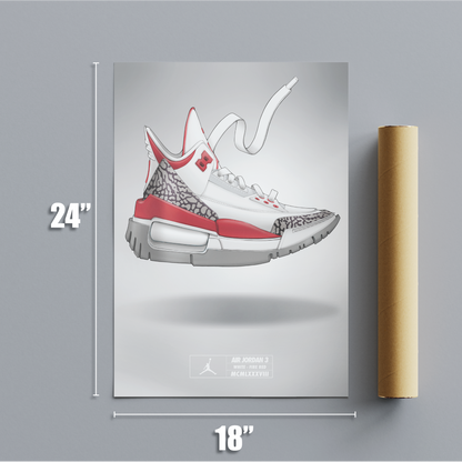 Air Jordan 3 Fire Red