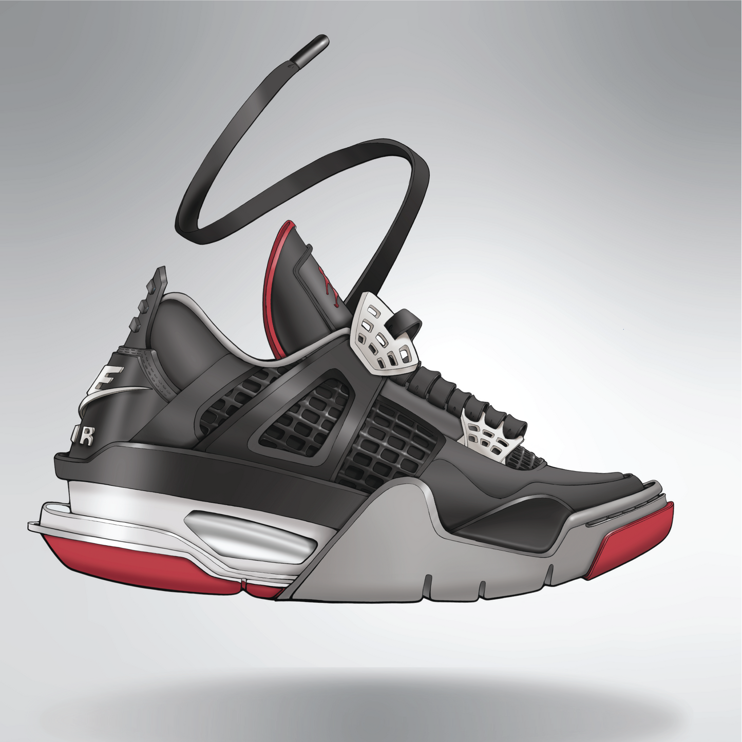 Air Jordan 4 Bred