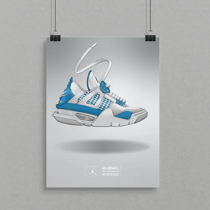 Air Jordan 4 Military Blue