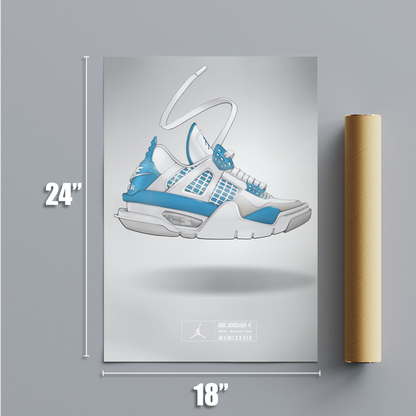 Air Jordan 4 Military Blue