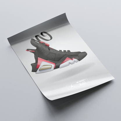 Air Jordan 6 Black Infared