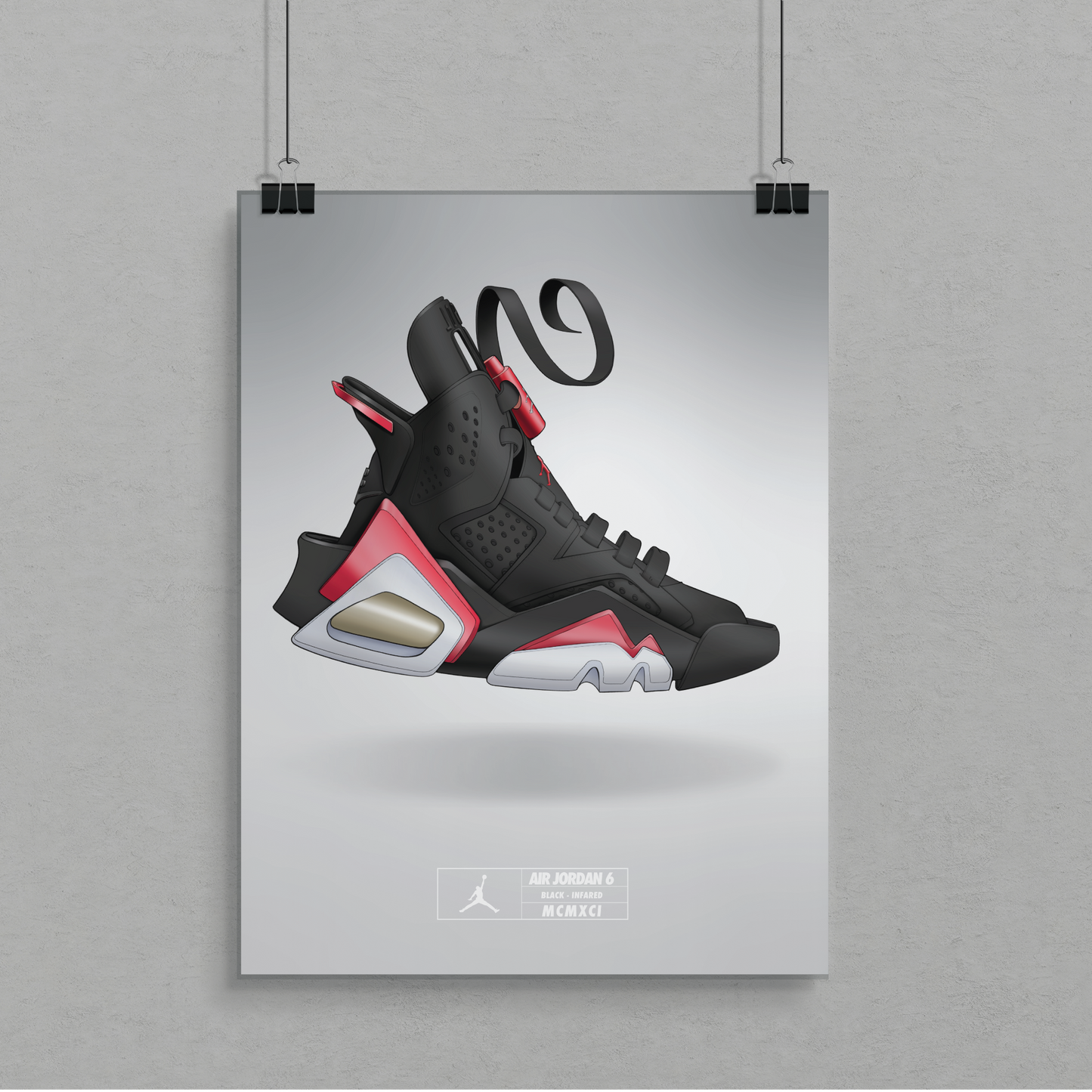 Air Jordan 6 Black Infared