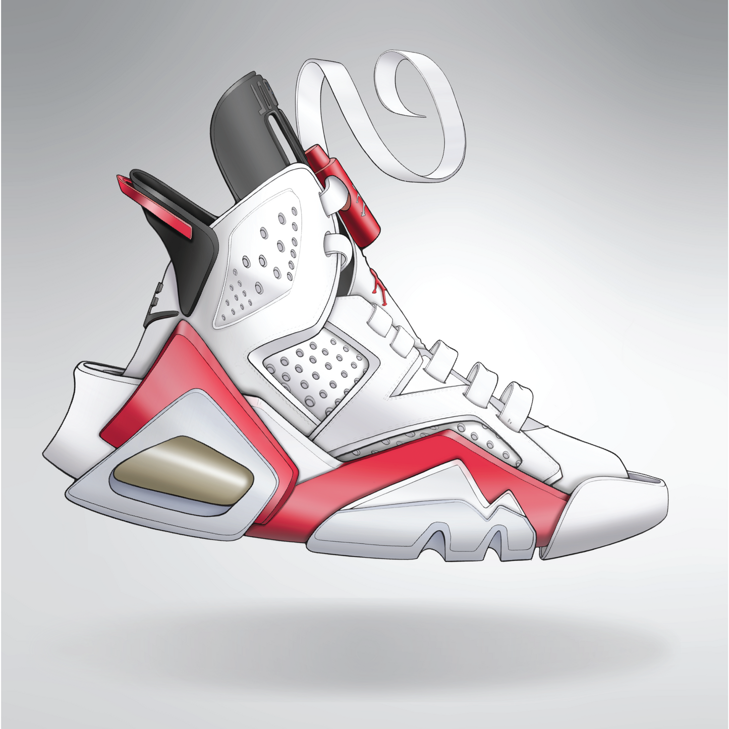 Air Jordan 6 White Infared