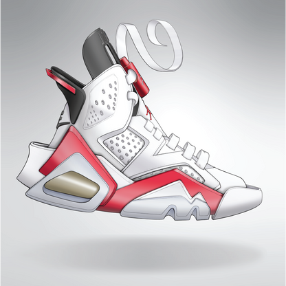 Air Jordan 6 White Infared