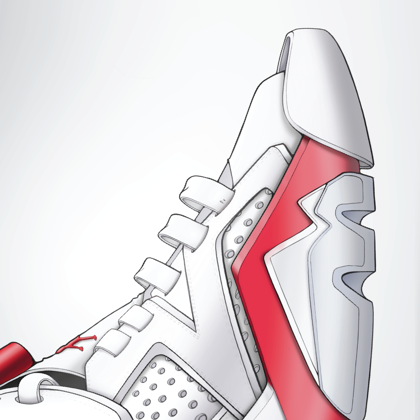 Air Jordan 6 White Infared