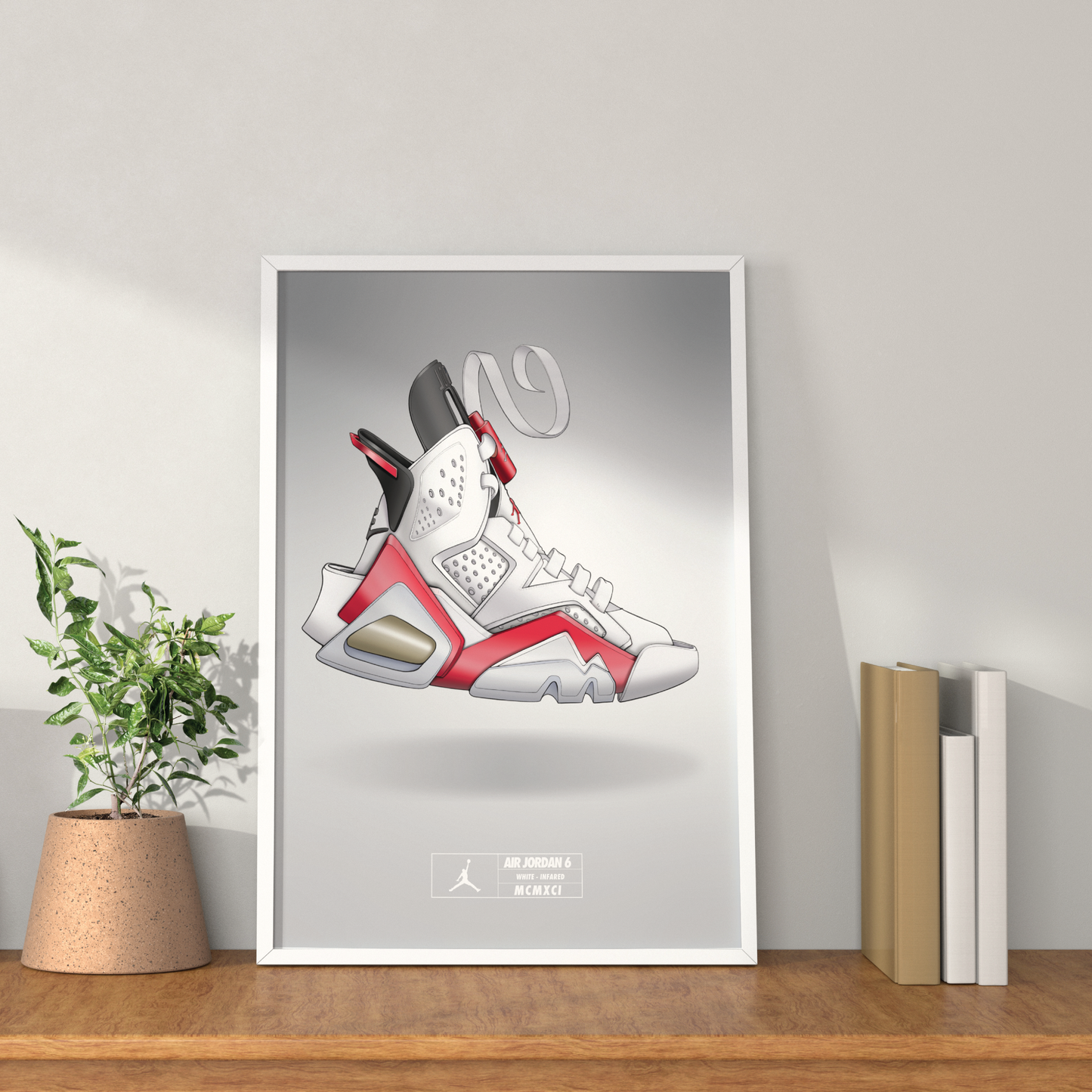 Air Jordan 6 White Infared