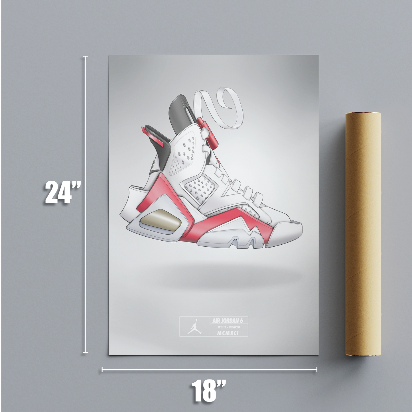 Air Jordan 6 White Infared