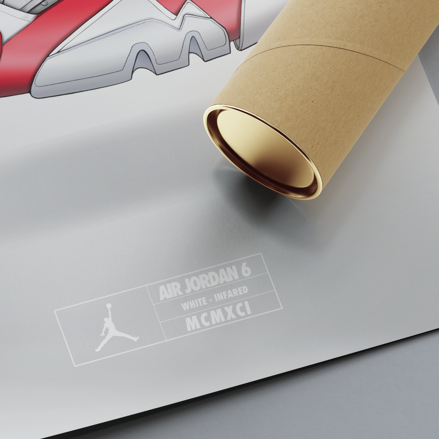 Air Jordan 6 White Infared