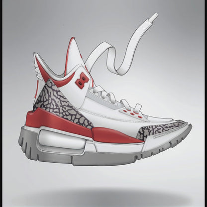 Air Jordan 3 Fire Red